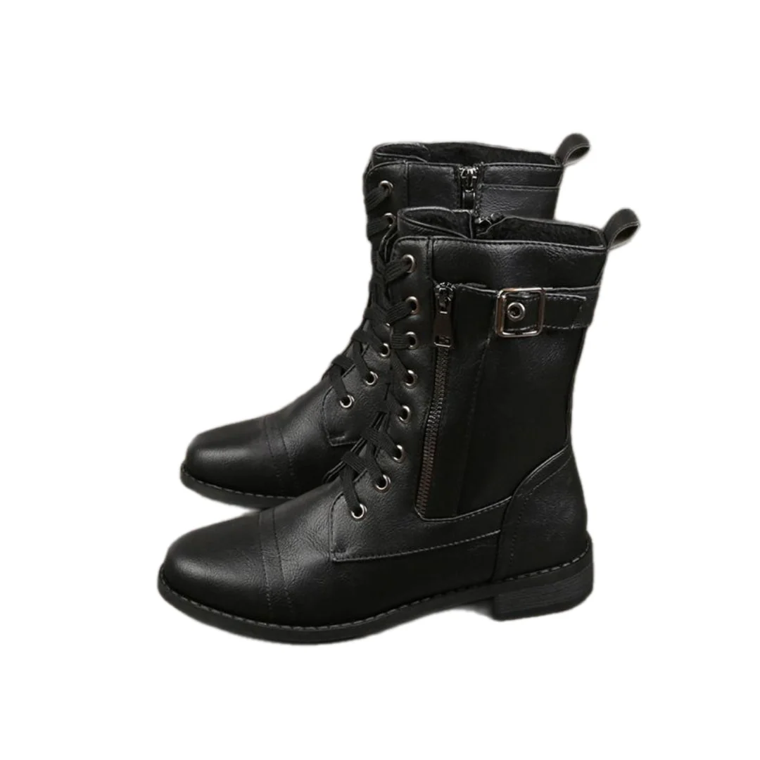 🔥 Mega Deal! 50% KORTING – Orthopedische Dameslaarzen 👢 Ronde Neus & Side-Zip, Ultiem Comfort!