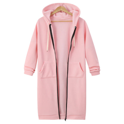 ✨Uitverkoop 50% Korting✨Casual fleece hoodies met ritssluiting voor dames🧥🍁
