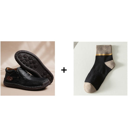 🔥 2025 Hot Sale – Retro Heren PU Sneakers voor Outdoor & Casual! 🌟