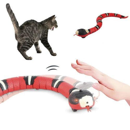 Jouet Serpent Intelligent Rechargeable Électrique pour Chats