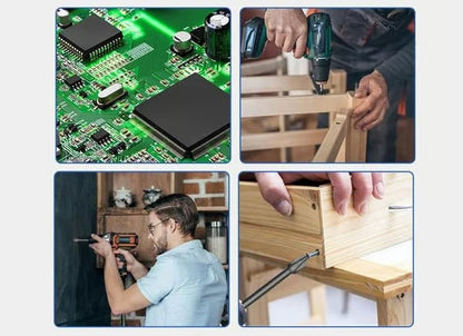 🧰 Set da 80 Pezzi di Bussole Magnetiche ad Impatto – Metriche & SAE 🔧