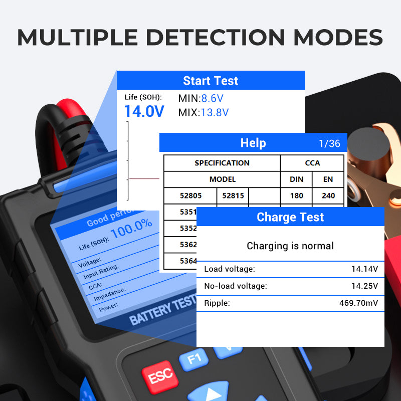 🔥2025 Hot sale 51% off🔥BT100 Car Battery Tester 12V Load Tester
