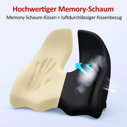 🎁LAATSTE DAG 50% KORTING🔥Ergonomisch traagschuim zitkussen