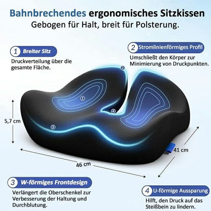 🎁LAATSTE DAG 50% KORTING🔥Ergonomisch traagschuim zitkussen