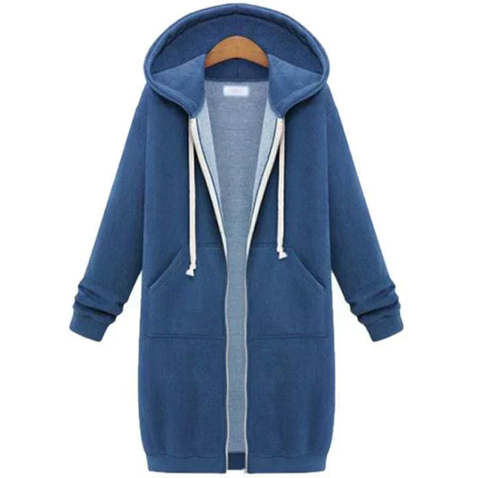 ✨Uitverkoop 50% Korting✨Casual fleece hoodies met ritssluiting voor dames🧥🍁