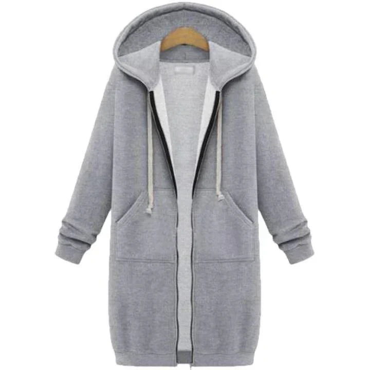 ✨Uitverkoop 50% Korting✨Casual fleece hoodies met ritssluiting voor dames🧥🍁
