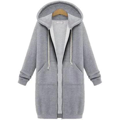 ✨Uitverkoop 50% Korting✨Casual fleece hoodies met ritssluiting voor dames🧥🍁