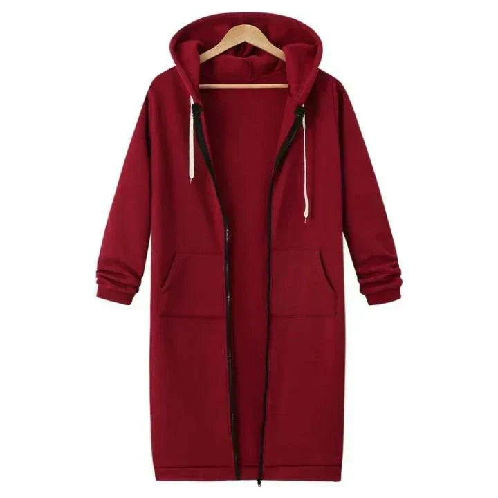 ✨Uitverkoop 50% Korting✨Casual fleece hoodies met ritssluiting voor dames🧥🍁