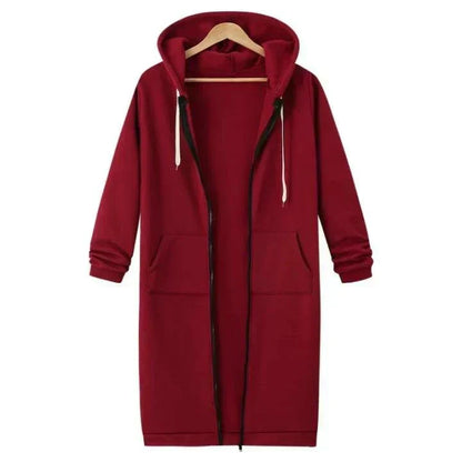 ✨Uitverkoop 50% Korting✨Casual fleece hoodies met ritssluiting voor dames🧥🍁