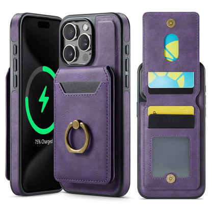 Magnetic Detachable Wallet Case with Card Holder