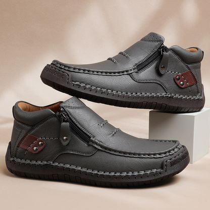 🔥 2025 Hot Sale – Retro Heren PU Sneakers voor Outdoor & Casual! 🌟