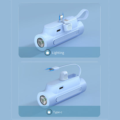 🔋 Altijd Opgeladen! Multifunctionele Draagbare Oplader met Kabel 🎉