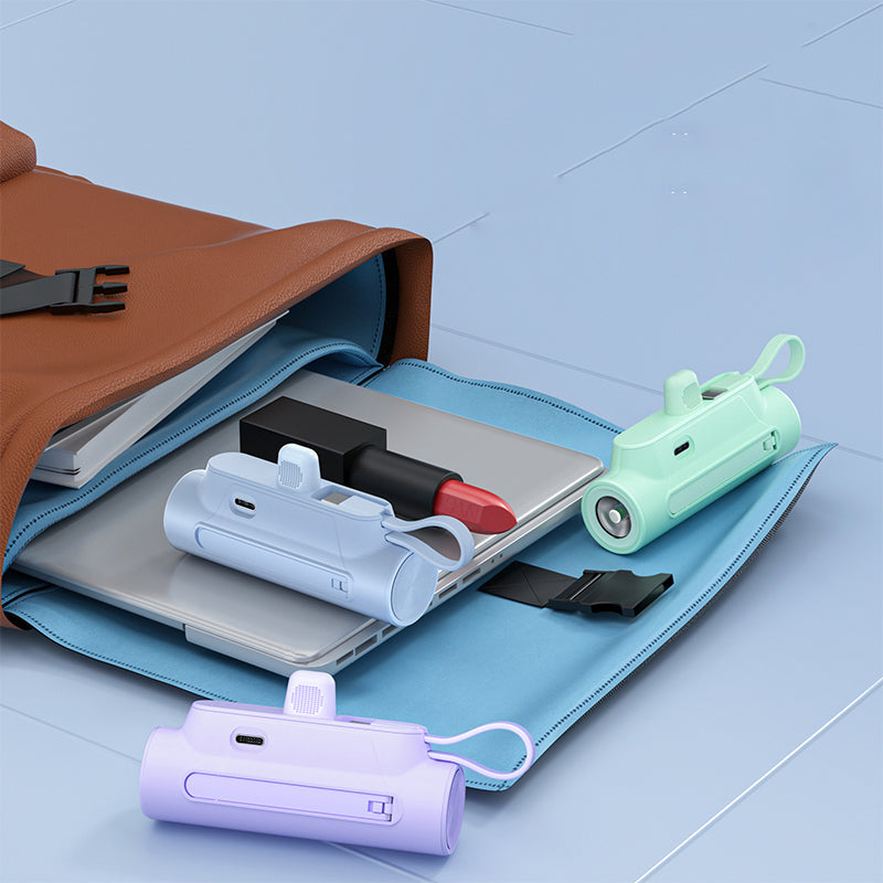 🔋 Altijd Opgeladen! Multifunctionele Draagbare Oplader met Kabel 🎉