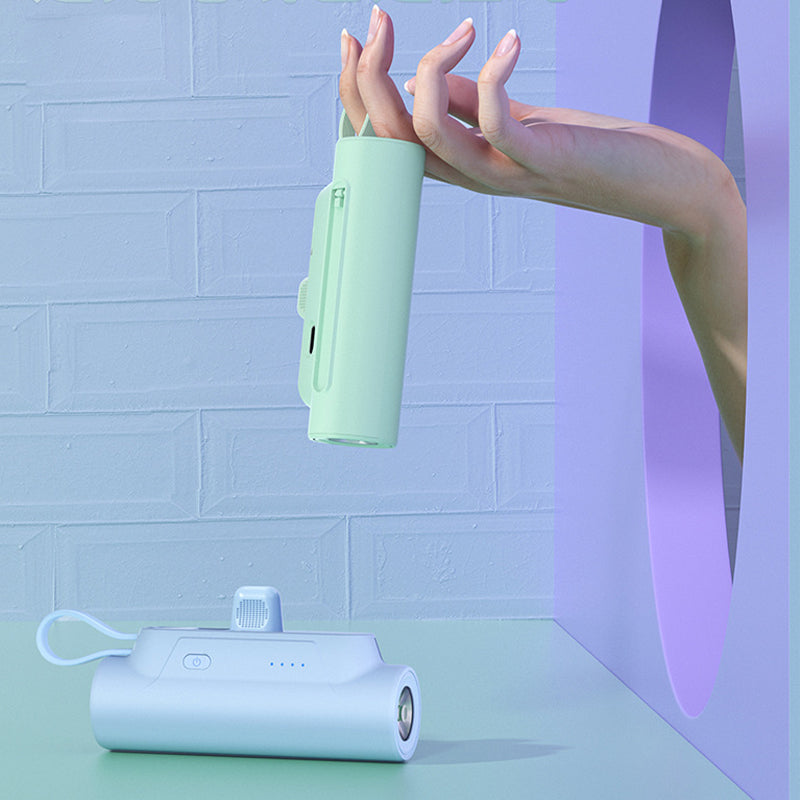 🔋 Altijd Opgeladen! Multifunctionele Draagbare Oplader met Kabel 🎉