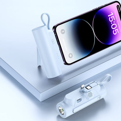 🔋 Altijd Opgeladen! Multifunctionele Draagbare Oplader met Kabel 🎉