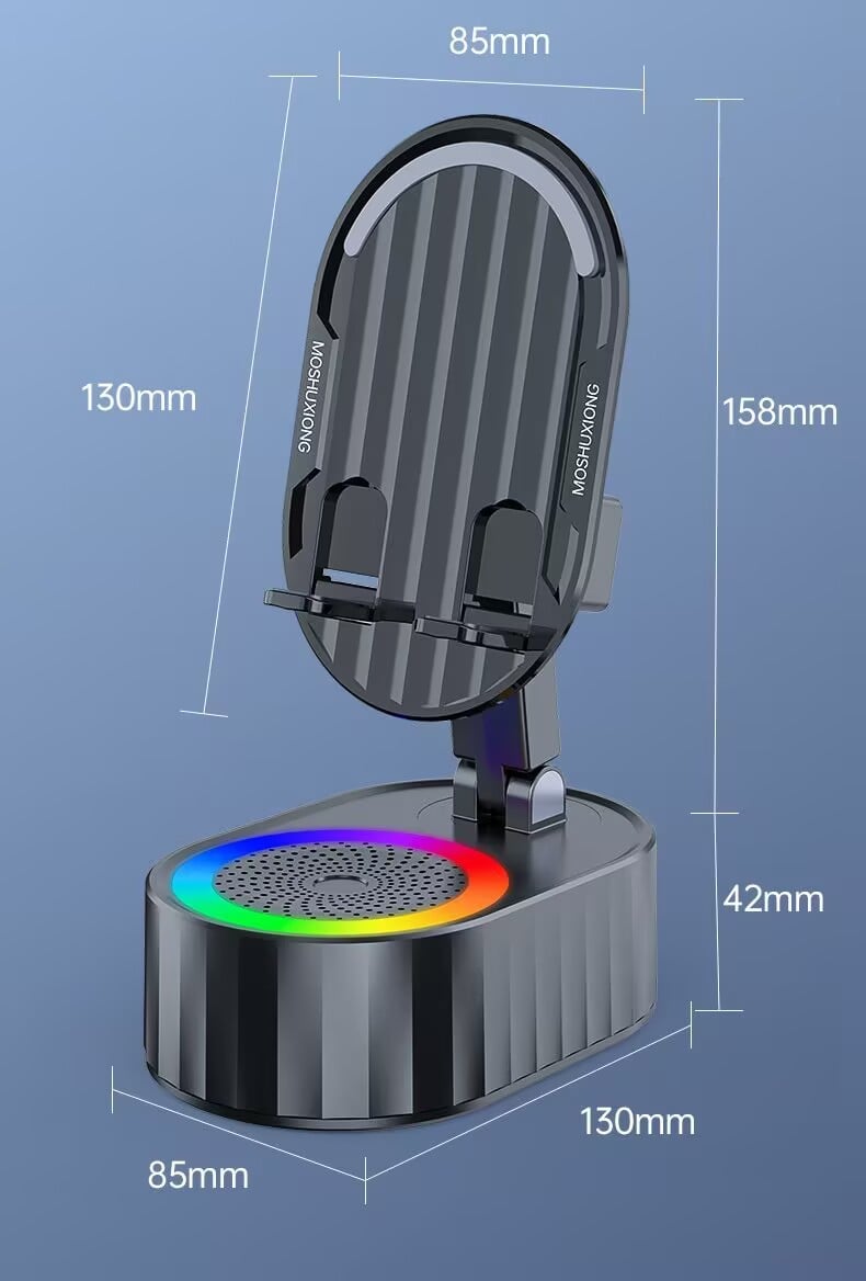 🚀 Next-Level Gadget! 50% KORTING – 5-in-1 Smart Phone Stand met Speaker & Draadloos Opladen ⚡📱