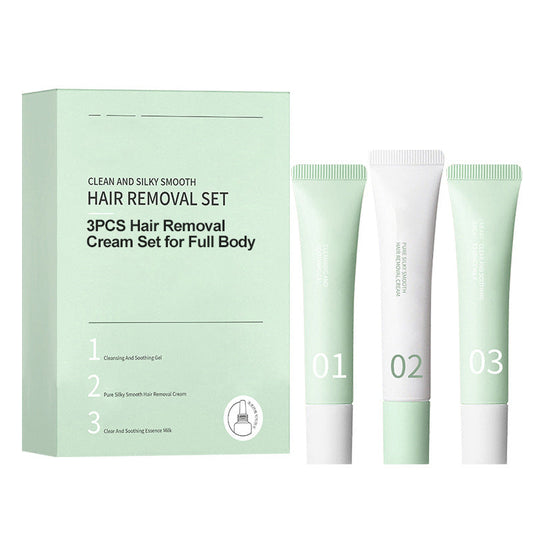 💖Uitverkoop 50% Korting💖3-delige ontharingscrèmeset voor het hele lichaam