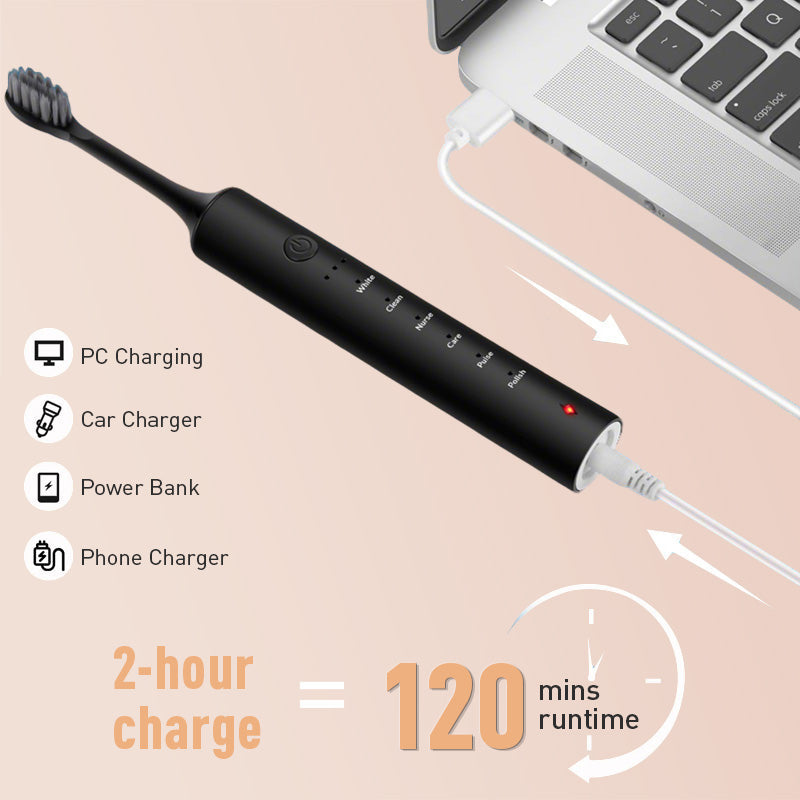 Rechargeable Sonic Electric Toothbrush For Adults