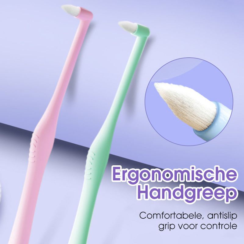 Zachte Eind Tuft Tandenborstel voor Moeilijk Bereikbare Gebieden