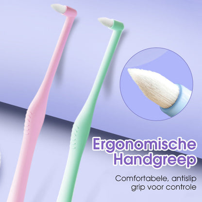 Zachte Eind Tuft Tandenborstel voor Moeilijk Bereikbare Gebieden