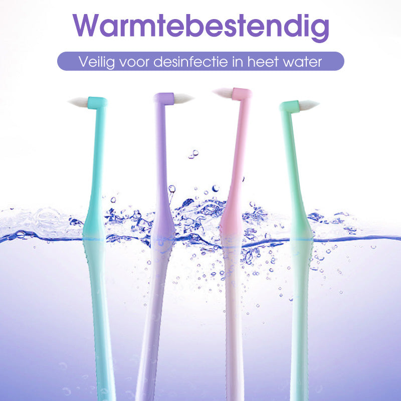 Zachte Eind Tuft Tandenborstel voor Moeilijk Bereikbare Gebieden