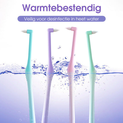 Zachte Eind Tuft Tandenborstel voor Moeilijk Bereikbare Gebieden