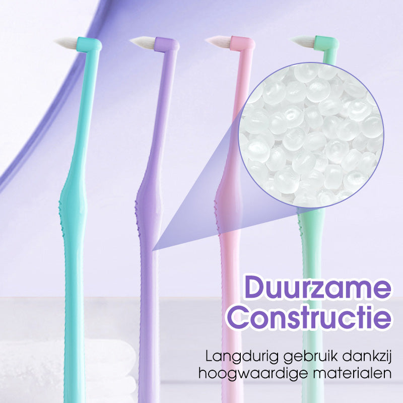 Zachte Eind Tuft Tandenborstel voor Moeilijk Bereikbare Gebieden