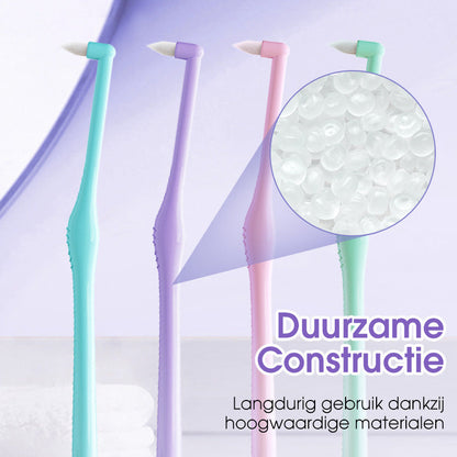 Zachte Eind Tuft Tandenborstel voor Moeilijk Bereikbare Gebieden