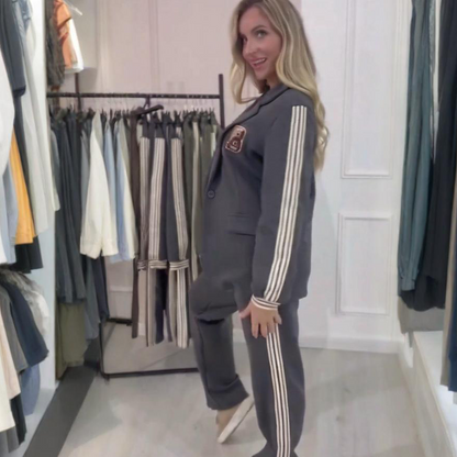 💥 Pak jouw stijl – Mode Blazer & Broek Set nu met 50% Korting!