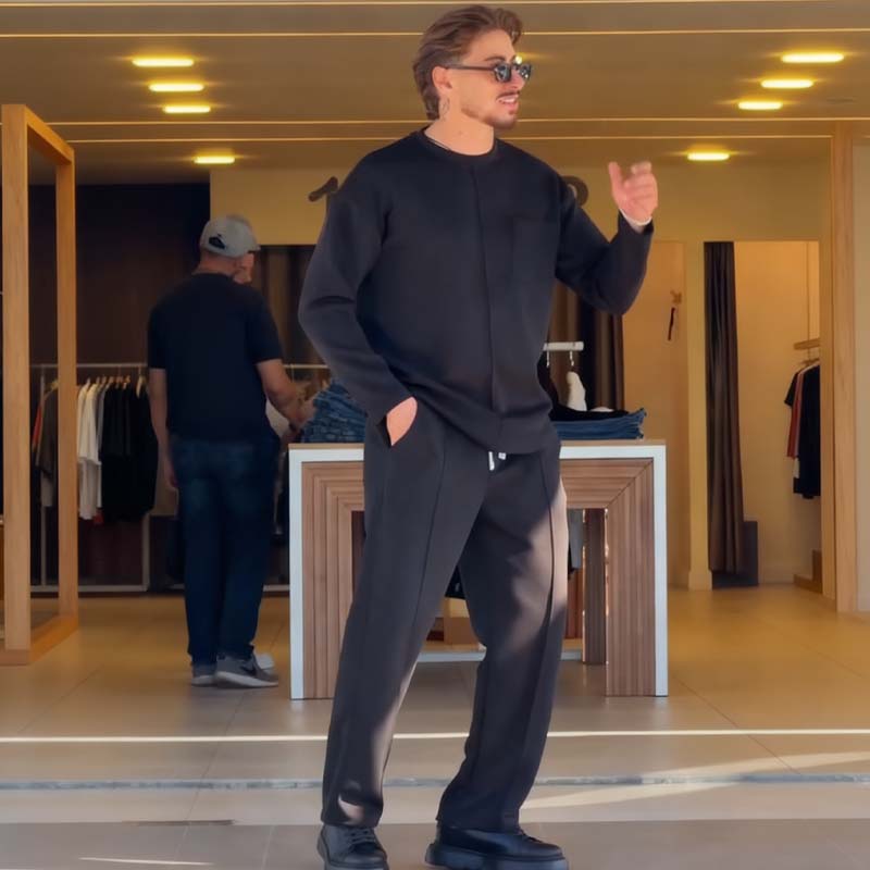 💨Herfst Edition! Heren Stretch Tweedelig Set – Comfortabel & Modieus 💥