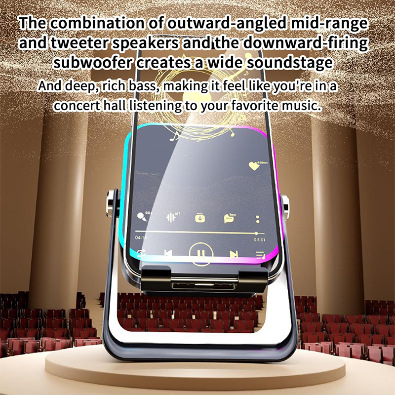 ⚡️ 5-in-1 Smart Bluetooth Speaker – Opladen, Luisteren & Kijken in Stijl!